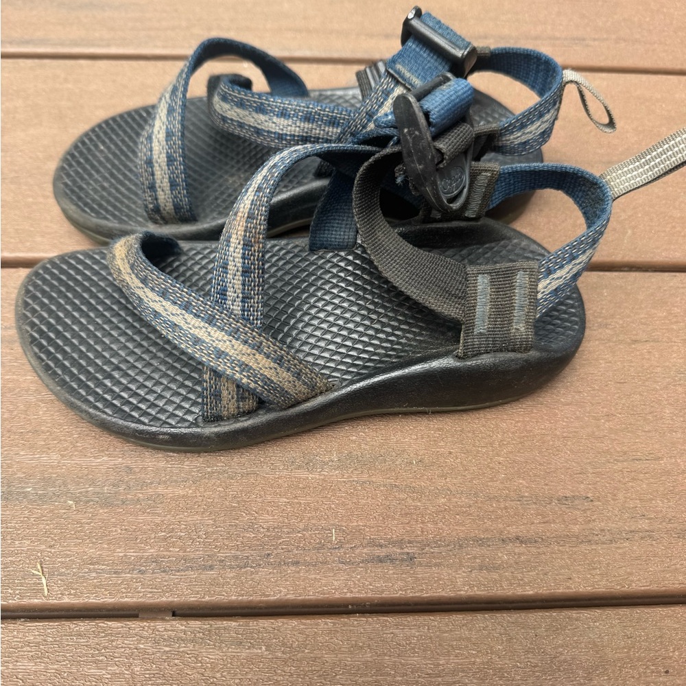 Chaco Kids Water Shoes - Black and Blue